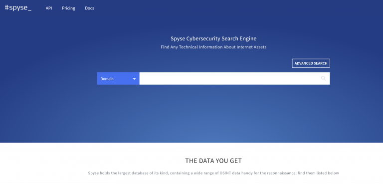 Spyse: an Innovative Cybersecurity Search Engine